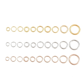 Латунь закрыт прыжок кольца, круглые