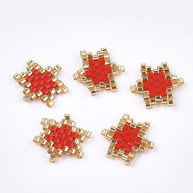 Японский бисер ручной работы, Ткацкий станок, звезда Давида