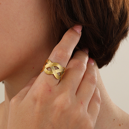 201 Кольцо-манжета из нержавеющей стали с нерегулярным крестом для ежедневного использования в отпуске