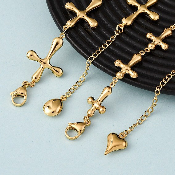 304 ожерелья из нержавеющей стали с цепочкой с перекрестными связями для женщин