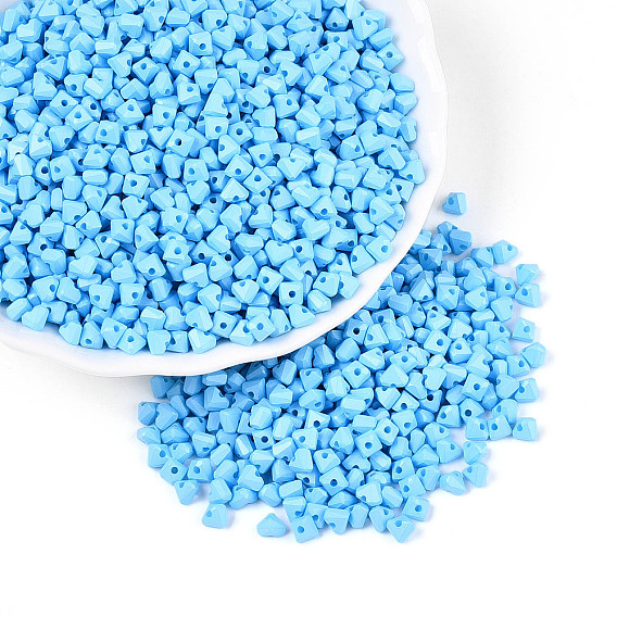 Выпечка краска стеклянные бусины, граненое сердце