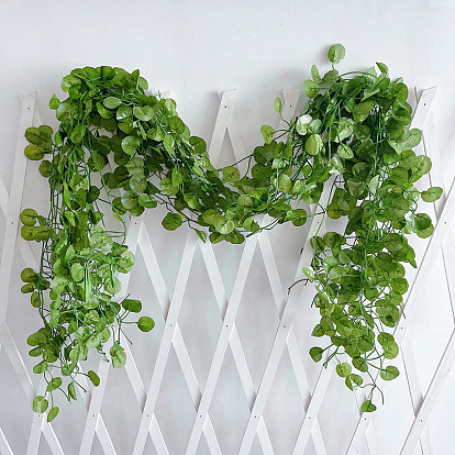 Artificial Plant Leaves Rattan Vine Home Wall Hanging Greenery Decor Craft  Art