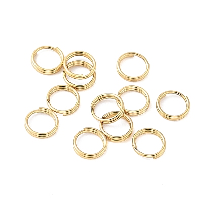 304 из нержавеющей стали разрезные кольца, кольца с двойной петлей, ионное покрытие (ip), без свинца, без кадмии и без никеля