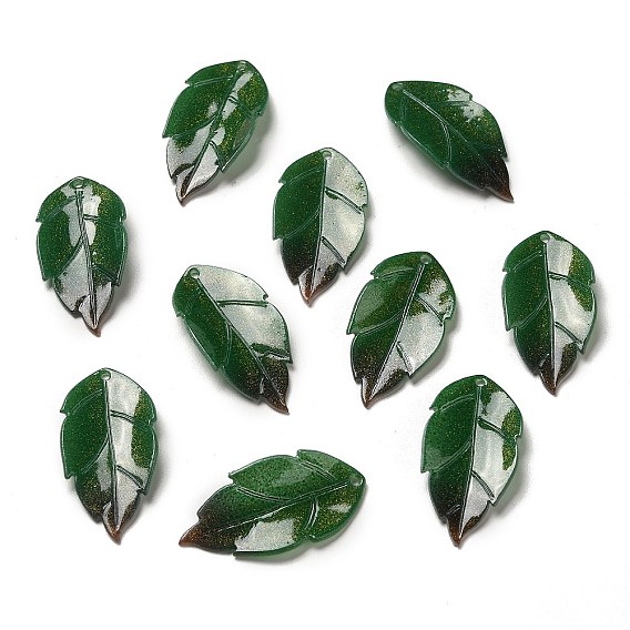 Acrylic Pendants, Leaf