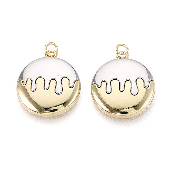 Латунные подвески, плоско-круглые, без кадмия и без свинца, с целью перехода в кольце