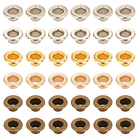 Iron Grommet Eyelet Findings, for Bag Making, Flat Round