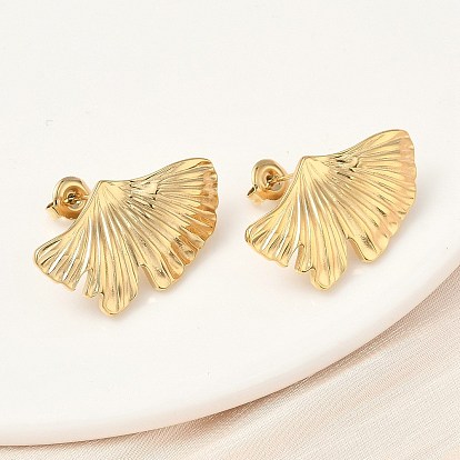 304 из нержавеющей стали листьев серьги стержня, ионное покрытие (ip)