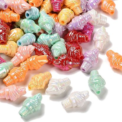 Непрозрачные акриловые бусины, мороженое, AB цвет