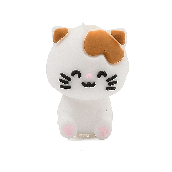 Силиконовые бусины, изготовление ожерелий и браслетов своими руками, белые