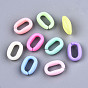 Acrylic Linking Rings, Quick Link Connectors, For Jewelry Chains Making, Oval
