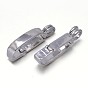 Rack Plating Brass Donut Bails, Donuthalter, Fit For Pi Disc Pendants Jewelry Making, 30x5x9mm, Hole: 4x3mm