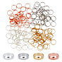 120Pcs 4 Style 304 Stainless Steel Linking Rings, Ring