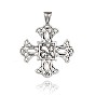 Tibetan Style Alloy Cross Big Pendants