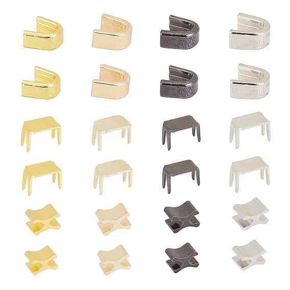 Clothing Accessories, Brass Zipper Repair Down Zipper Stopper, Plug, Zipper stopers Top Bottom Stops