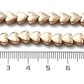 Синтетических немагнитных гематит бисер нитей, сердце