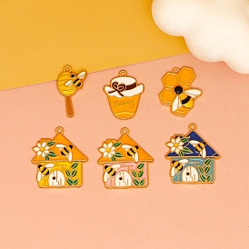 Alloy Enamel Pendants