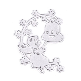 Carbon Steel Cutting Dies Stencils, for DIY Scrapbooking/Photo Album, Decorative Embossing DIY Paper Card, Christmas Bell