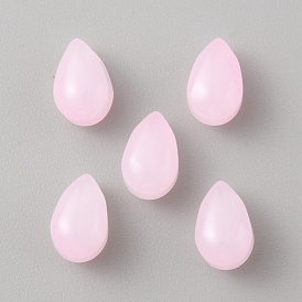 100Pcs Glass Charms, Teardop
