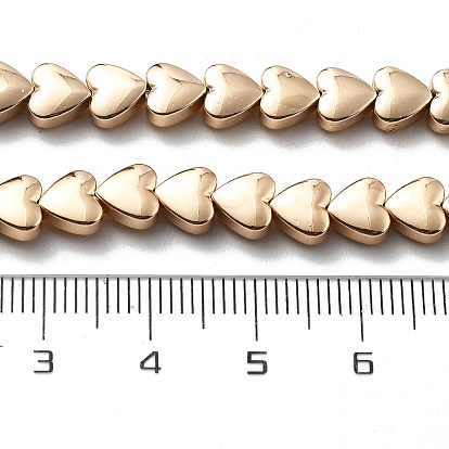 Синтетических немагнитных гематит бисер нитей, сердце