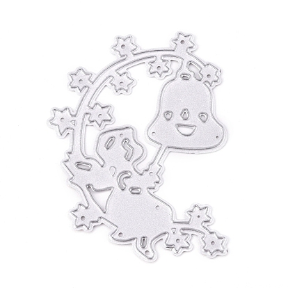 Carbon Steel Cutting Dies Stencils, for DIY Scrapbooking/Photo Album, Decorative Embossing DIY Paper Card, Christmas Bell