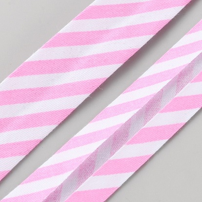 Printed Stripe Polyester Ribbon, for Garment Accessories