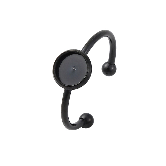 304 компоненты открытого кольца манжеты из нержавеющей стали, Настройки колодки кольцо, плоско-круглые