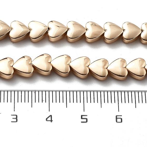 Синтетических немагнитных гематит бисер нитей, сердце