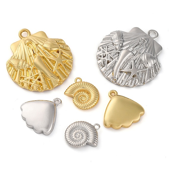 Стойки обшивки латунные подвески, без кадмия и без свинца, долговечный, формы раковины