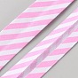 Printed Stripe Polyester Ribbon, for Garment Accessories
