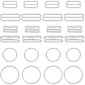 72 шт. 6 номер модели 8 и 9-образный сплав купальник бюстгальтер топы, крючок для ремня бюстгальтера, застежка для нижнего белья, крючки для бюстгальтера из сплава