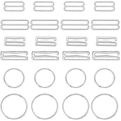 72 шт. 6 номер модели 8 и 9-образный сплав купальник бюстгальтер топы, крючок для ремня бюстгальтера, застежка для нижнего белья, крючки для бюстгальтера из сплава