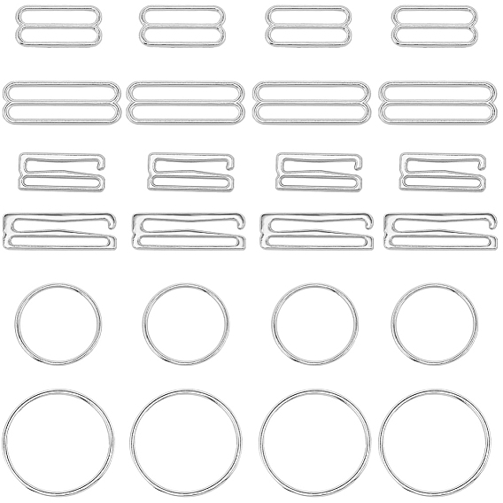 72 шт. 6 номер модели 8 и 9-образный сплав купальник бюстгальтер топы, крючок для ремня бюстгальтера, застежка для нижнего белья, крючки для бюстгальтера из сплава