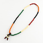 Wrap Style Buddhist Jewelry Dyed Wood Round Beaded Bracelets or Necklaces