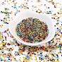 12/0 Grade A Round Glass Seed Beads, Silver Lined