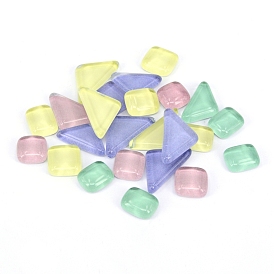 Glass Cabochons, Mosaic Tiles, for Home Decoration or DIY Crafts, Nuggets