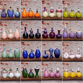 Мини керамические вазы для цветов, маленькие вазы с бутонами цветов для домашнего стола в гостиной