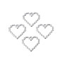 201 подвески из нержавеющей стали, сердце