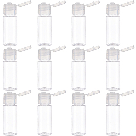 Пустые пластиковые бутылки с откидной крышкой для многоразового использования, колонка