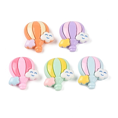 Непрозрачная смола декодирует кабошоны, воздушный шар с облаком