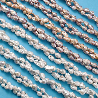 Нити натуральных бусин с ядровым жемчугом, барочная жемчужина кеши жемчужина, самородки