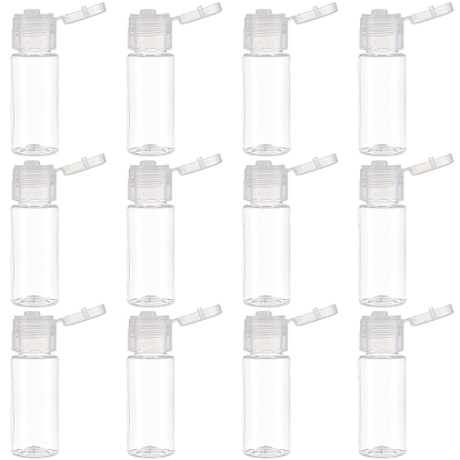 Пустые пластиковые бутылки с откидной крышкой для многоразового использования, колонка