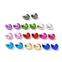 Teardrop Acrylic Stud Earrings, Half Hoop Earrings with 316 Surgical Stainless Steel Pins