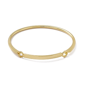 Rack Plating Brass Arch Link Bangle for Womwen, Cadmium Free & Nickel Free & Lead Free