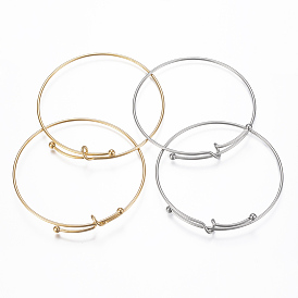 Регулируемые 304 браслеты из нержавеющей стали