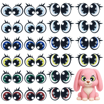 48 пары 2 стили украшения аксессуары, cmешанных цветов, глаза