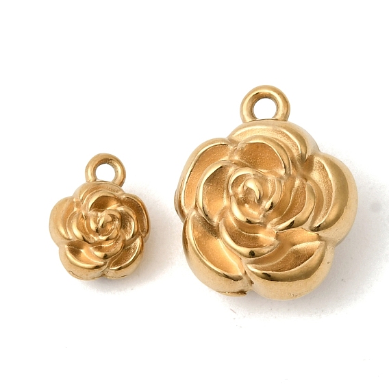 304 прелести нержавеющей стали, цветок, ионное покрытие (ip)