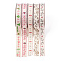 Single Face Printed Cotton Ribbons, Christmas Party Decoration