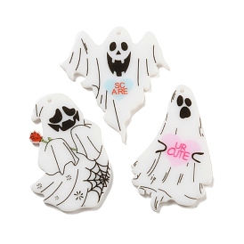 Halloween Acrylic Pendants, Ghost