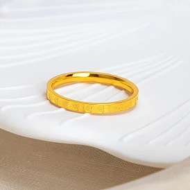 Узор в форме сердца 201 кольца из нержавеющей стали