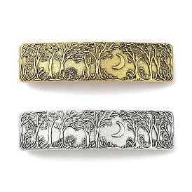 Vintage Retro Forest Moon Alloy Retro Hair Barrettes, Hair Accessories for Women & Girls, Tree